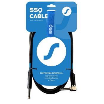 SSQ JMPJMK1 - jack mono prosty - jack mono kątowy 1 metrowy