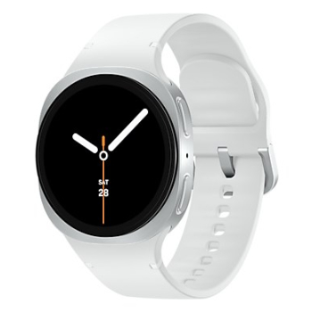 Samsung Galaxy Watch 8 3,3 cm (1.3") AMOLED 40 mm Cyfrowy 438 x 438 px Ekran dotykowy 4G Srebrny Wi-Fi GPS