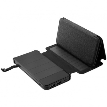 POWERNEED SKŁADANY PANEL SOLARNY Z POWER BANKIEM PV 6W 8000MAH LI-POLY 2X USB 2A CZARNY ES8000B