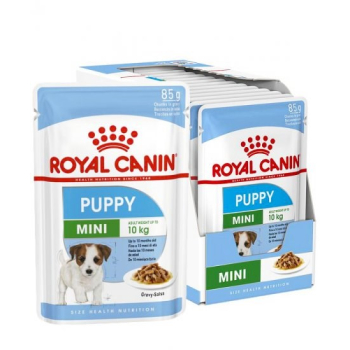 ROYAL CANIN SHN Mini Puppy w sosie - mokra karma dla szczeniąt - 12X85 g