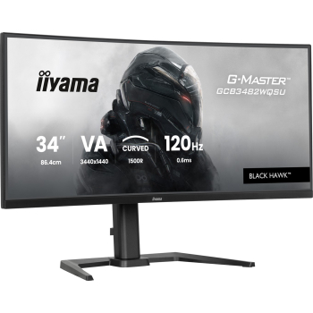 Monitor IIYAMA 86,4 cm (34") GCB3482WQSU-B1 21:9 2xHDMi+DP+USB-C Curv