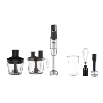 Tefal HB95LD 0,8 l Mikser ręczny 1200 W Stal nierdzewna, Czarny