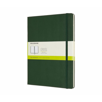 MOLESKINE Notes Classic XL (19x25cm) gładki, twarda oprawa, myrtle green, 192 strony, zielony