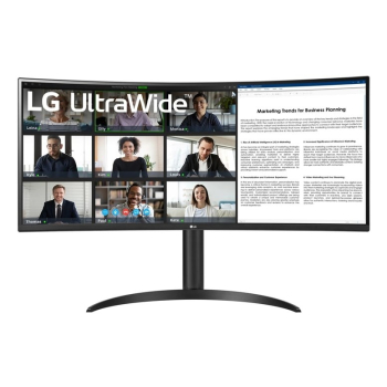 LG 34WR55QK-B monitor komputerowy 86,4 cm (34") 3440 x 1440 px Wide Quad HD Czarny