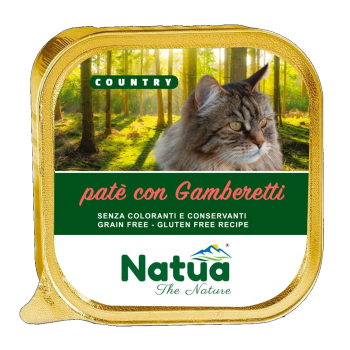Natua Country Shrimp - Krewetki karma mokra dla kota tacka 100g