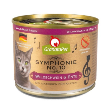 GranataPet Symphonie No.10 dziczyzna i kaczka mokra karma dla kota 200g