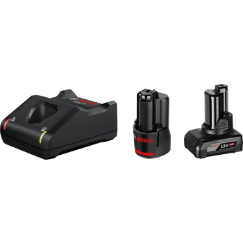 Bosch 1 x GBA 12V 2.0Ah + 1 x GBA 12V 4.0Ah + GAL 12V-40 Professional ładowarka akumulatorów Akumulator do domowego użytku Prąd przemienny