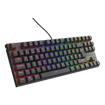 GENESIS Thor 303 TKL klawiatura Gaming USB QWERTZ Niemiecki Czarny