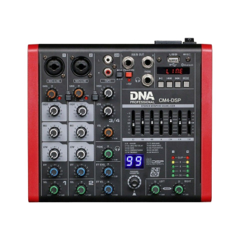 DNA CM4-DSP - Mikser audio, USB, MP3, Bluetooth, Phantom