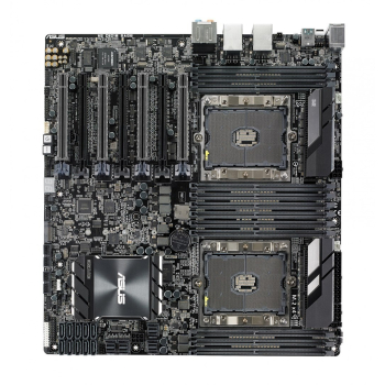 ASUS WS C621E SAGE Intel C621, 2x Socket P (LGA 3647), 12x EEB Workstation DDR4 2933 RDIMM/LRDIMM, Aspeed AST2500 with 64 MB VRAM , 7x PCIe 3.0, 10 x