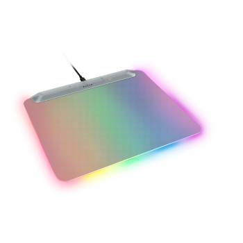 Razer RGB Gaming Mouse Mat | Firefly V2 Pro | Phantom White Edition
