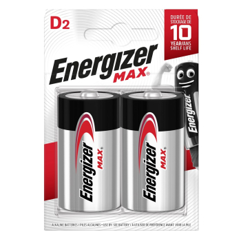 ENERGIZER BATERIA MAX D LR20. 2 szt. Opakowanie ECO