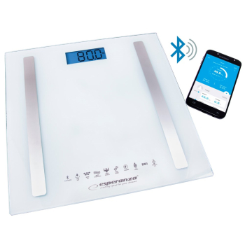 Waga z funkcją bluetooth Esperanza B.FIT EBS016W (kolor biały)