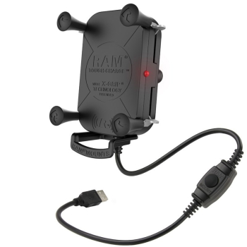 RAM® Tough-Charge™ z wodoodpornym uchwytem do ładowania bezprzewodowego X-Grip® 10W