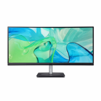 Acer CB343CUR monitor komputerowy 86,4 cm (34") 3440 x 1440 px UltraWide Quad HD LED Czarny, Srebrny