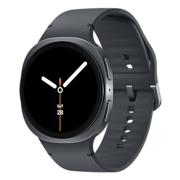 Samsung Galaxy Watch 8 3,81 cm (1.5") AMOLED 44 mm Cyfrowy 480 x 480 px Ekran dotykowy Grafitowy Wi-Fi GPS