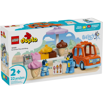 LEGO DUPLO Bluey 10458 Wyprawa po lody z Blue