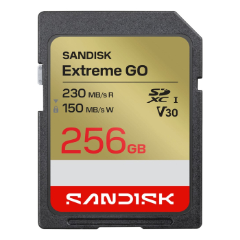 Sandisk Extreme Go SD UHS-I 256GB SD 230MB/s(R) / 150MB/s(W)