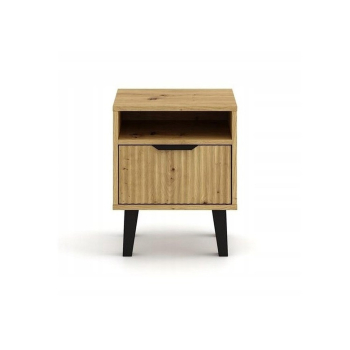 STOLIK NOCNY SCANDI 1S SLIM DĄB ARTISAN