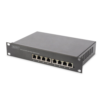 L2 managed Gigabit Ethernet PoE Switch8-port PoE, 10 inch, 80W PoE budget
