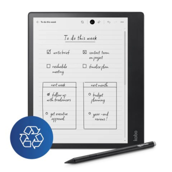 Kobo eBook-Reader eBookReader Elipsa 2E 32GB Zestaw z rysikiem (N605-KU-BK-K-BU) (N605KUBKKBU)