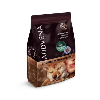 ADDVENA BOOSTED BY SUPERFOODS dla dorosłych psów średnich i dużych ras 2,5kg