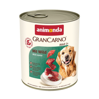 ANIMONDA GranCarno Adult z dziczyzną 800g