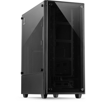 Inter-Tech C-303 Mirror Full Tower Czarny