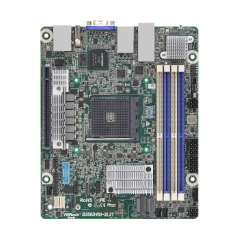 Płyta główna ASRock B550D4ID-2L2T 1x AM4 AMD Ryzen B550 (4xDIMM, SATA, 1xM.2, 2xGbE, 2x10GbE, IPMI)