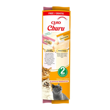 INABA CAT CHURU SNACK PUREE przysmak dla kota 2x14g