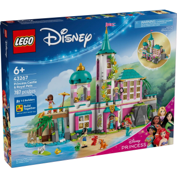 LEGO Disney Princess 43267 Zamek księżniczek i królewskie zwierzaki