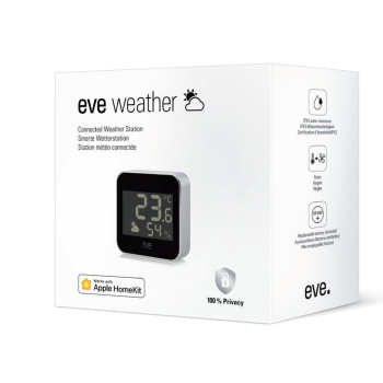 Eve 10EBS9901 sensory temperatury i wilgotności powietrza Wewnątrz/Na wolnym powietrzu Czujnik temperatury i wilgotności Wolnostojący Bezprzewodowy