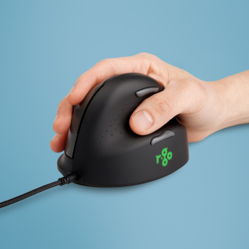 Ergonomiczna mysz R-Go Maus HE ergonomicznie praworęczna USB średnia czarna retail