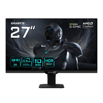 GIGABYTE G27Q20T monitor komputerowy 68,6 cm (27") 2560 x 1440 px Quad HD LED Czarny