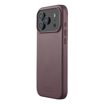 Mujjo Leather Case - etui skórzane do iPhone 17 Pro Max kompatybilne z MagSafe (bronze red)