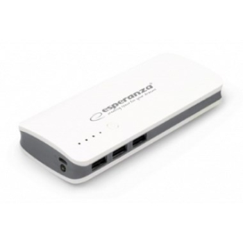 PowerBank Esperanza Radium EMP106WE (8000mAh; microUSB, USB 2.0; kolor biały)