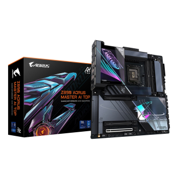 Płyta główna GIGABYTE Z890 AORUS MASTER AI TOP E-ATX Mainboard Sockel 1851 TB4/WIFI7