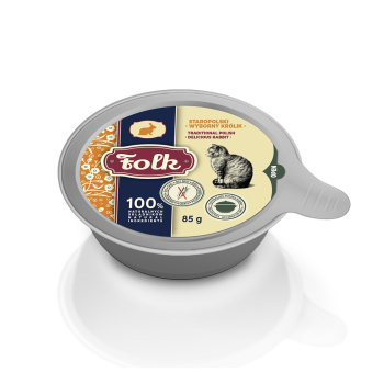 FOLK  Staropolski wyborny królik szalka  85g