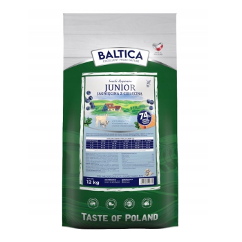 BALTICA SMAKI REGIONÓW Junior Jagnięcina z cielęciną S / M / L / XL 12kg
