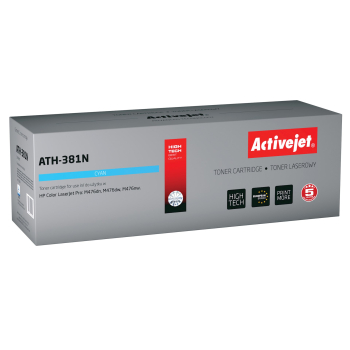 Activejet ATH-381N Toner (zamiennik HP 312A CF381A; Supreme; 2700 stron; niebieski)