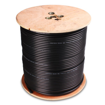 PRZEWÓD KONCENTRYCZNY NS100 TRI ŻELOWANY CZARNY - szpula 300m