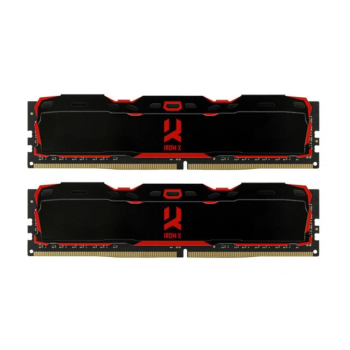 GOODRAM DDR4 16GB PC4-25600 (3200MHz) 16-20-20 DUAL CHANNEL KIT IRDM X BLACK 1024x8