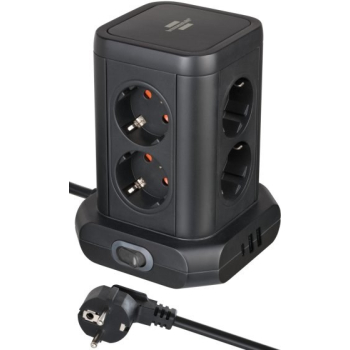 EXTENSION BRENNENSTUHL 8PL+2+1USB 2M