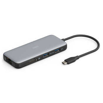 Digitus Stacja dokująca USB-C, 8-portowa