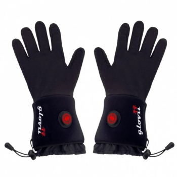 GLOVII OGRZEWANE RĘKAWICE UNIWERSALNE CZARNE L-XL (OUTLET)
