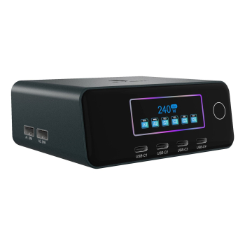 GaN-LadegerĂ¤t mit LCD-TFT Display bis zu 240W