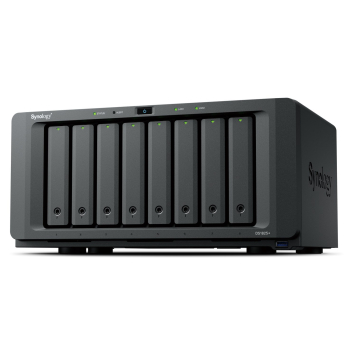 NAS Synology DS1825+, Tower, 8x 2.5"/3.5" SATA + 2x M.2 2280 NVMe SSD, AMD Ryzen V1500B, 8GB DDR4 (max.32GB), 2x 2.5GbE RJ-45, 3x USB 3.2, adapter 250