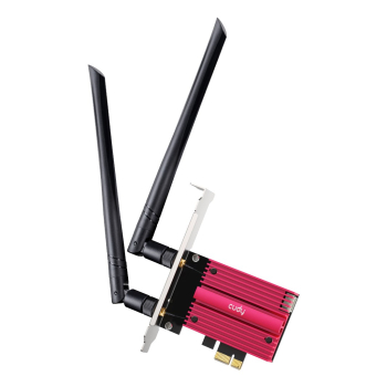 Karta sieciowa CUDY WE3000S AX5400 Wi-Fi 6 + BT 5.2 Intel AX210 Radiator PCIe
