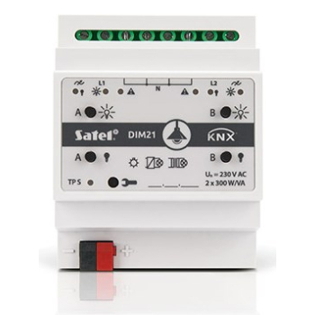 SATEL KNX 2-kanałowy aktor ściemniający KNX-DIM21