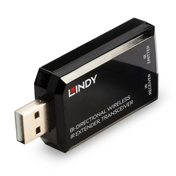 Lindy 38331 przedłużacz AV Nadajnik i transceiver AV Czarny